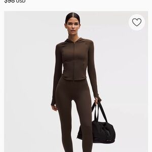 Lululemon Wunder Train HR Tight 25” Walnut Crunch NWT